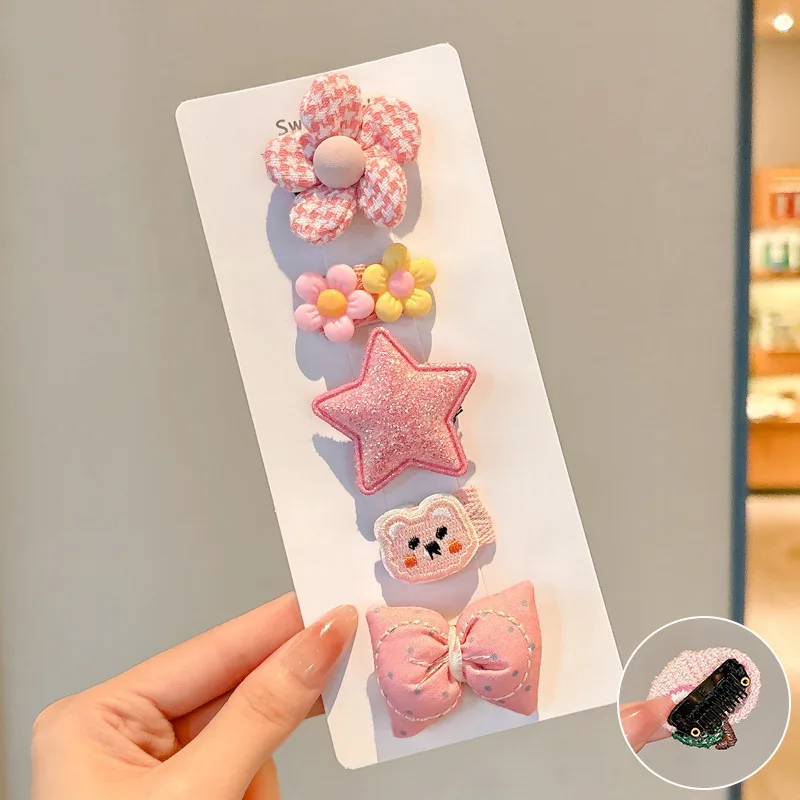 

Children's Bangs Hair Clips, Hair Tidying Tool for Girls, Autumn and Winter Plush Hairpins, Baby Bow Hair Clips, Hair Accessories