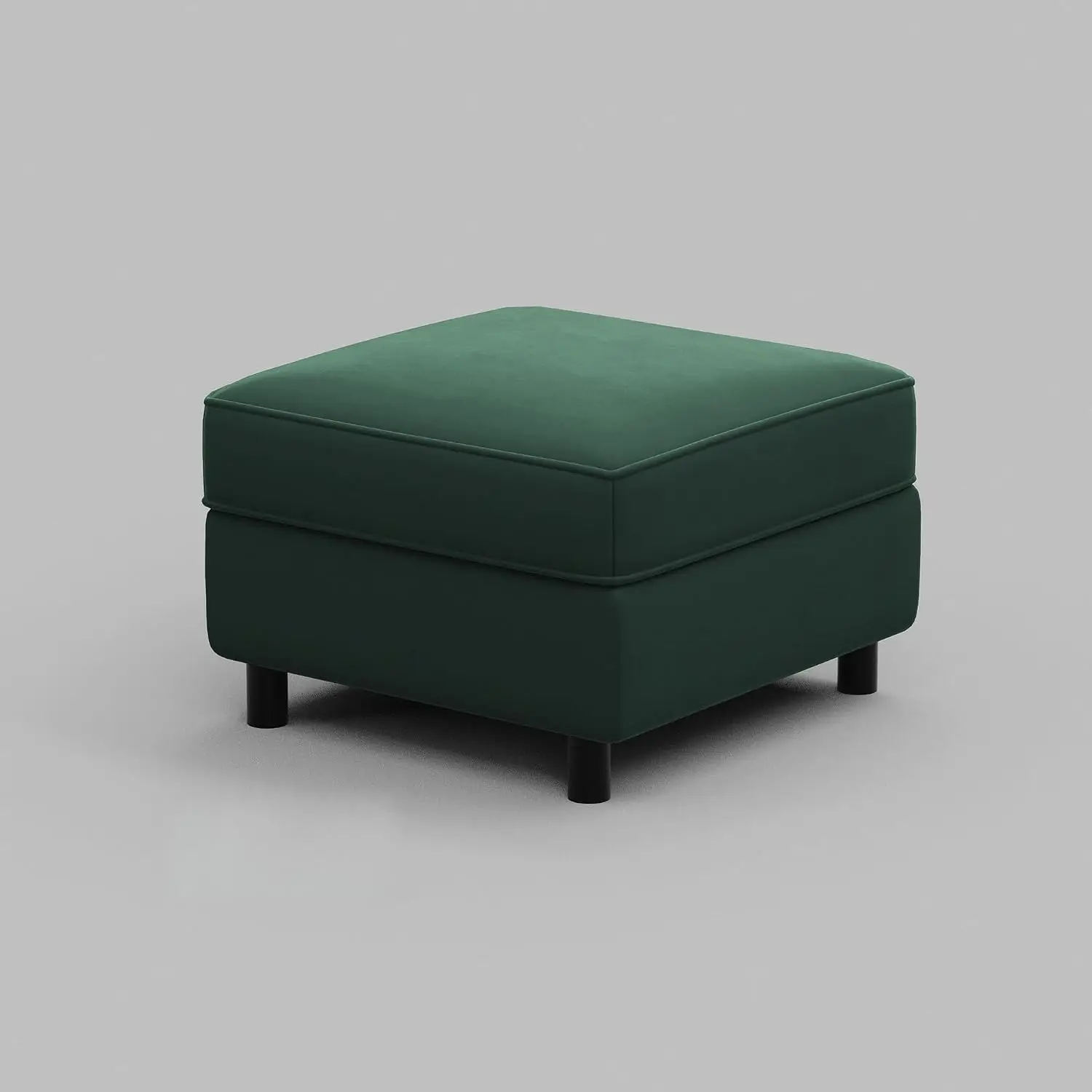 Modular Sofa Storage Ottoman Square Seat Cube Velvet Foot Stool, Customized