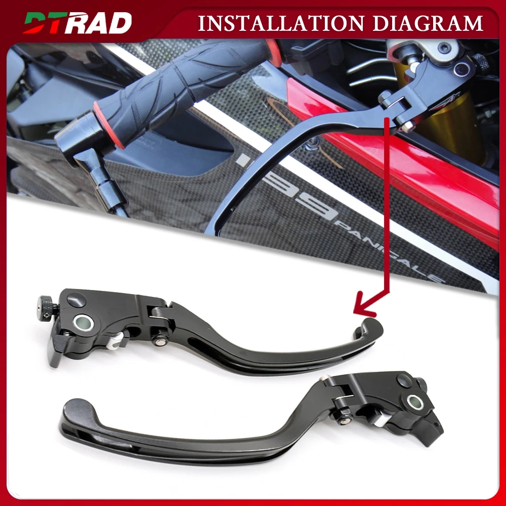 For DUCATI Panigale V4/4S/R 1199 Panigale CNC Aluminum Adjustable Brake Clutch Lever Motorcycle Modifications Accessories