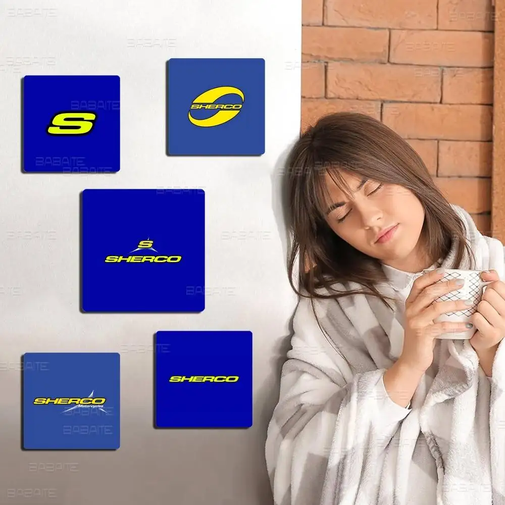 S-Sherco LOGO Magnet Products Personalized Sublimation Fridge Refrigerator Magnets for Kitchen