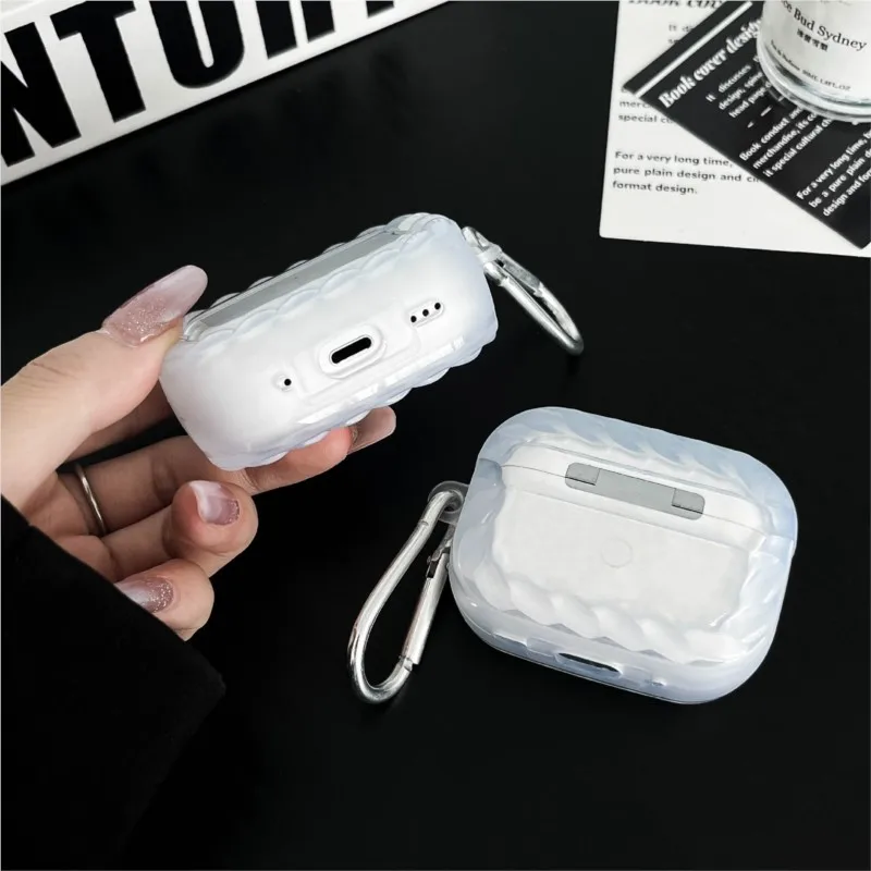 Étui AirPods Pro 1/2, merveilleuse génération, coque souple, matériau transparent, anti-chute, pour casque Bluetooth Apple