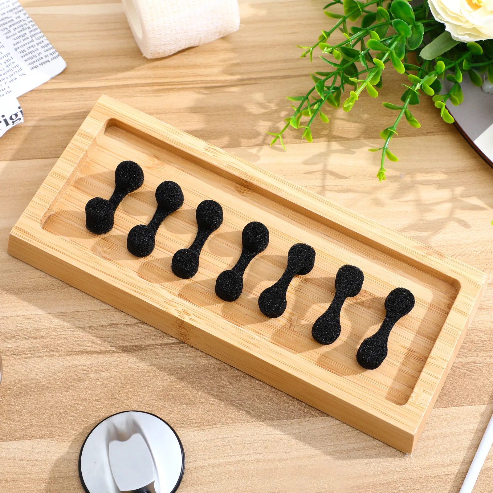 50Pcs Sponge Nasal Filter Disposable Nose Plugs Soft Comfortable Air Purifier for Spray Tan Dust Smog Nose Plug Health