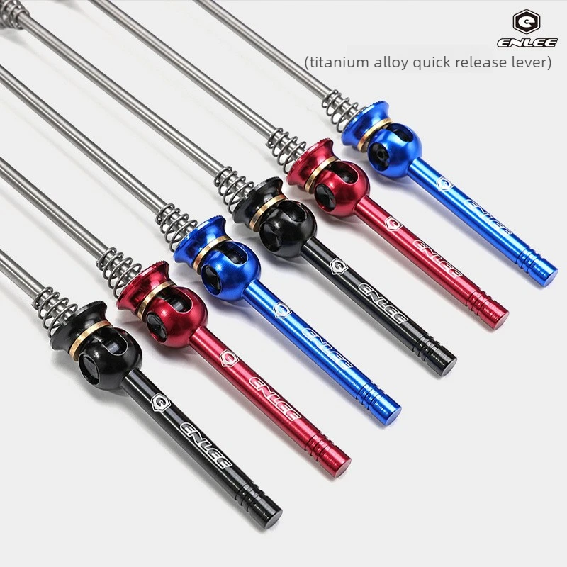 

2Pcs ENLEE Bicycle Hub Quick Release Road Bike Quick Release Bar Shaft Fixed Quick Release Shaft Aluminum Alloy Universal