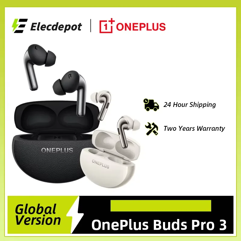 Global Version OnePlus Buds Pro 3 Earphone Up to 50dB Noise Canceling Spatial Audio with Head Tracking Hi-Resolution Audio