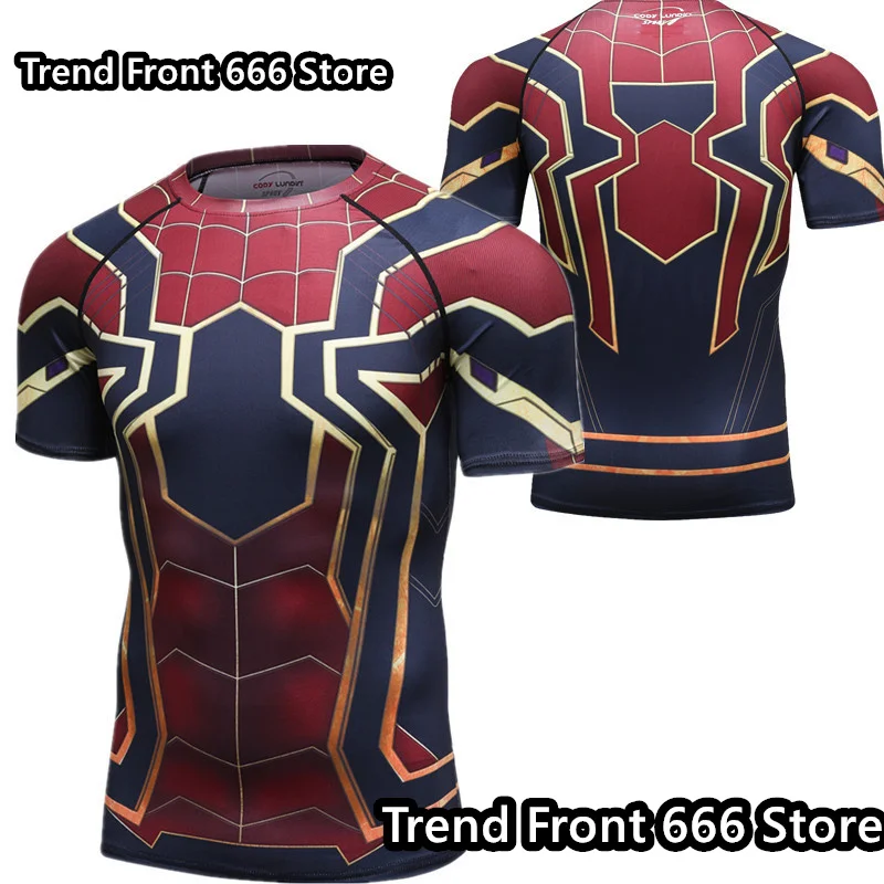 

Summer Marvel Superhero Kids Mens Family Look t shirt 3D Prited Vintage T shirts Boys Short Sleeve Cos Parent-child outfit