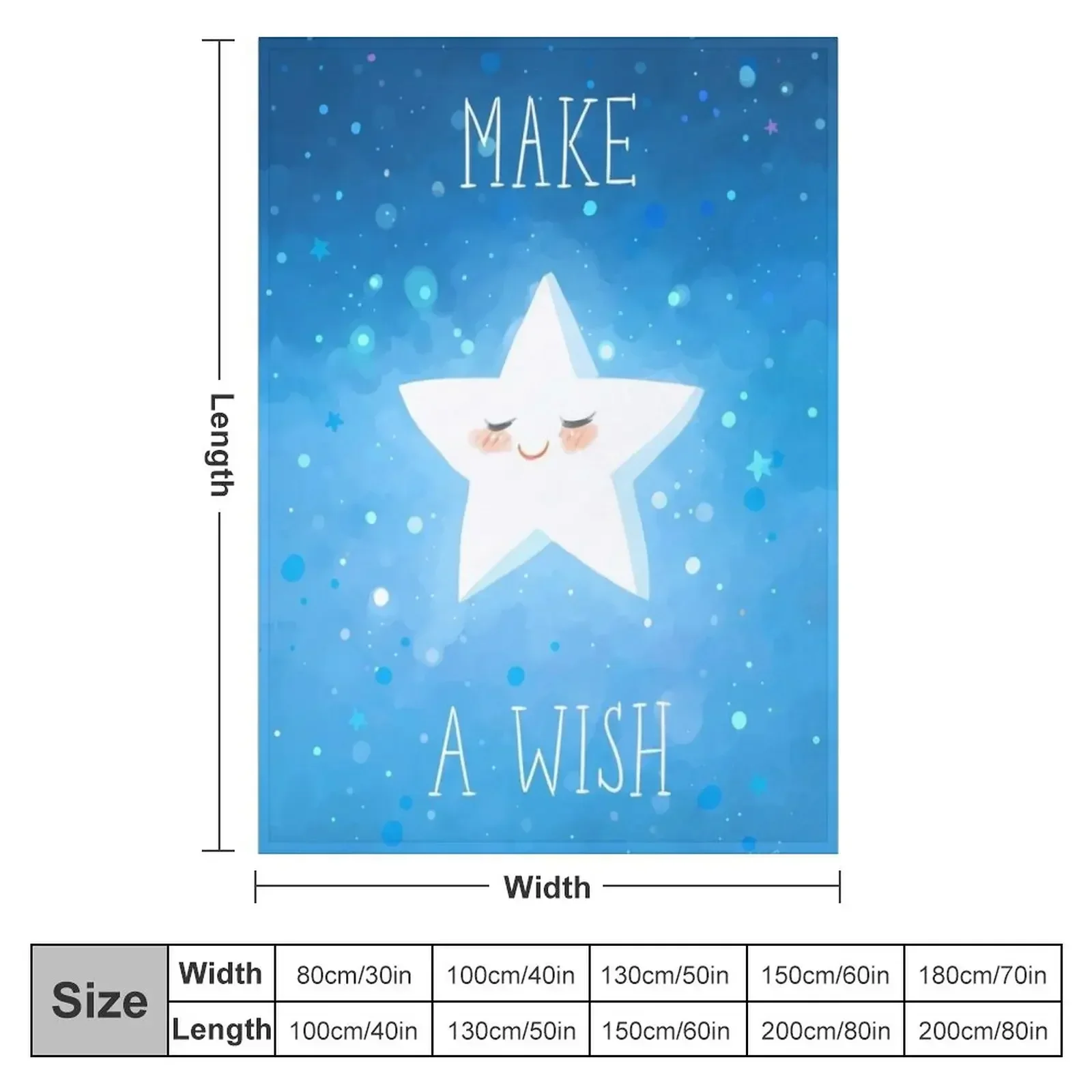 New Make a Wish Throw Blanket blankets ands Luxury Thicken anime Blankets