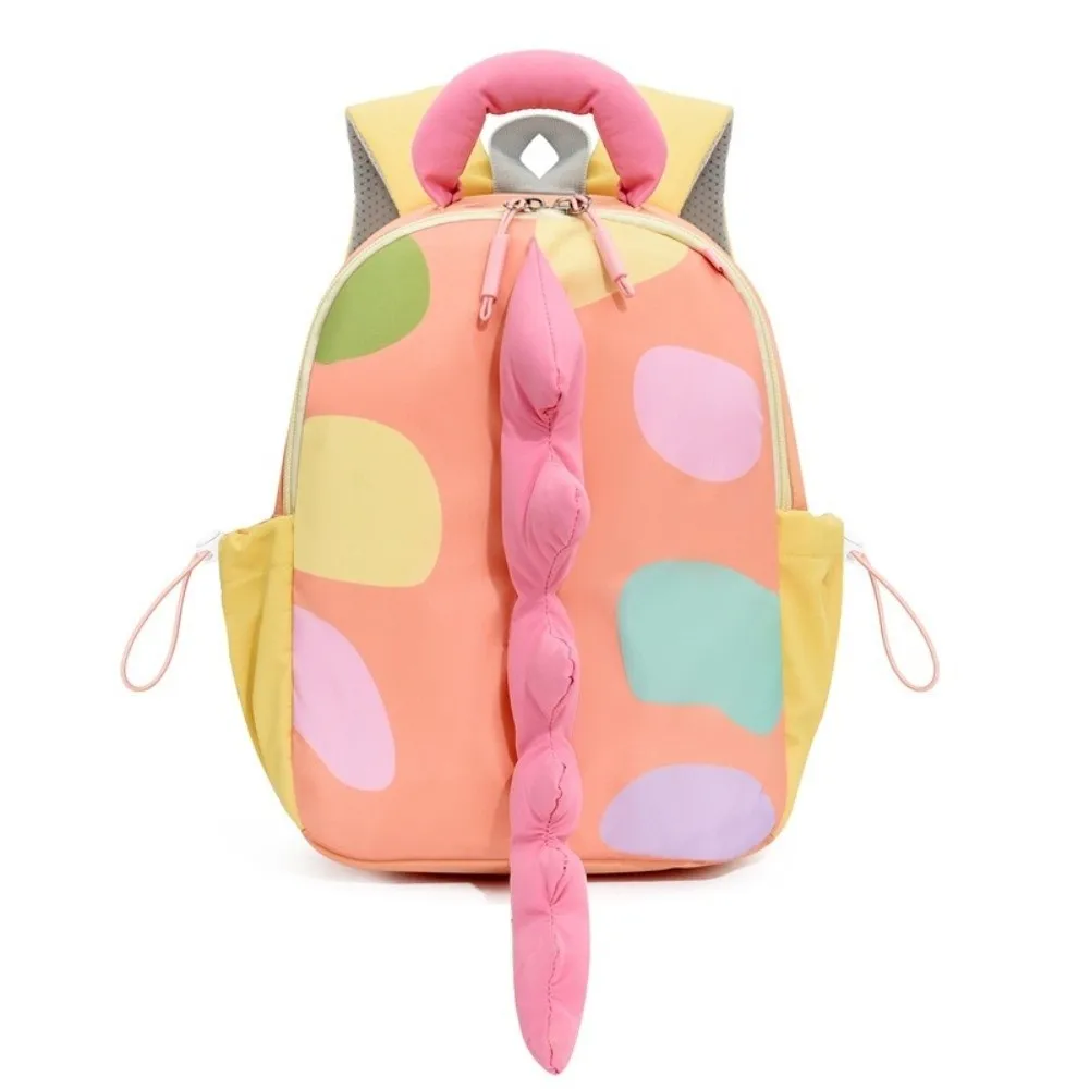 Mochila Escolar Infantil con Dibujos Animados, Gran Capacidad, Impermeable, Diseño de Dinosaurio, Ligera, Antiarañazos