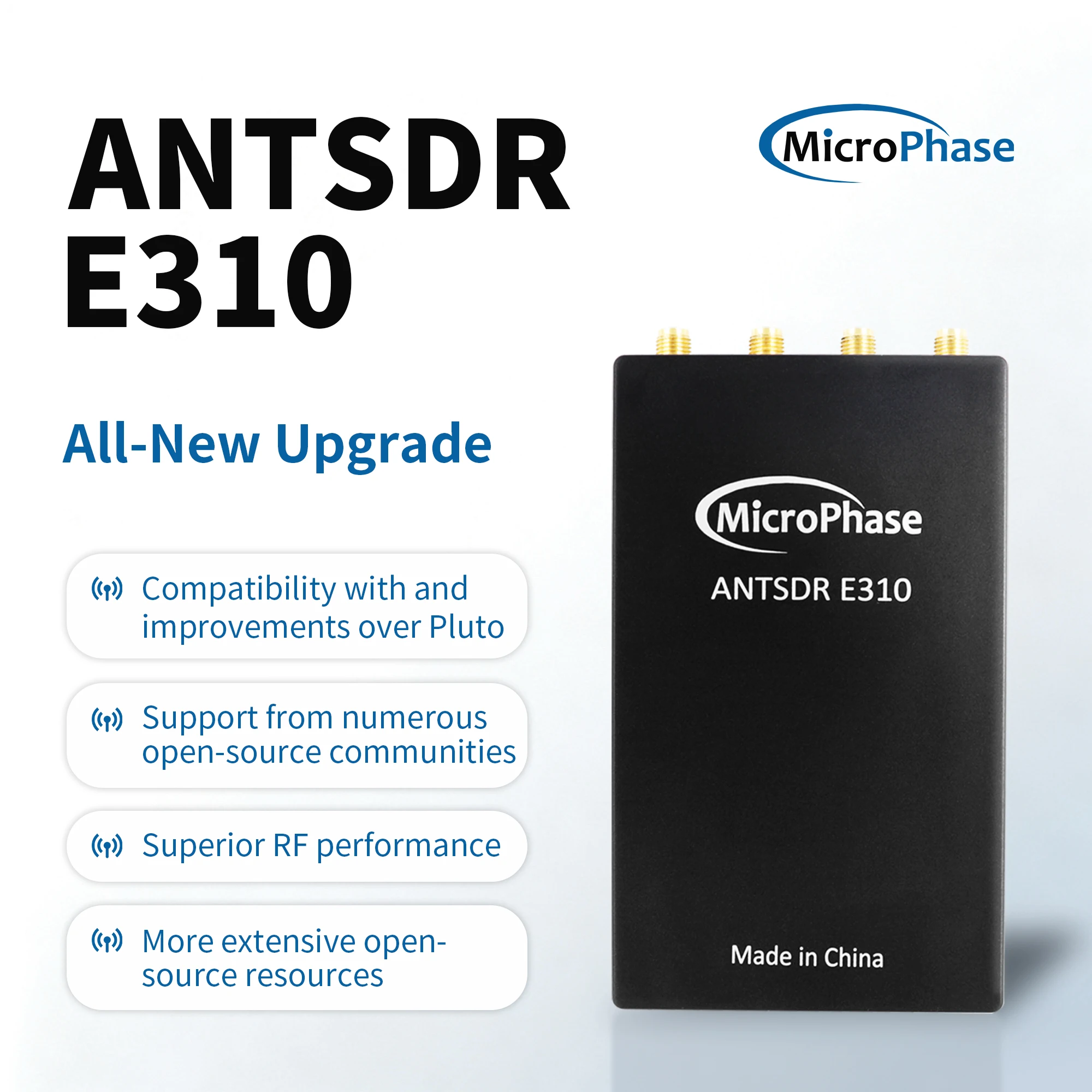MicroPhase ANTSDR E310  Software Defined Radio Demo Board transceiver ZYNQ 7000 SoC  ADI AD9361 SDR transmitter and receiver