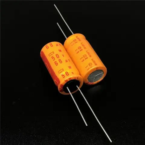 5Pcs/50Pcs NIPPON Chemi-Con NCC W Series 12.5x25mm 50V68uF 105 high degree Industrial grade Aluminum Electrolytic Capacitor