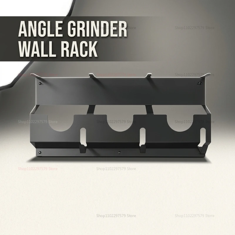 Heavy Duty Angle Grinder Wall Mount Storage Rack Bracket with Cord Hanger for Power Tools Workshop Garage Organizer Heavy Duty