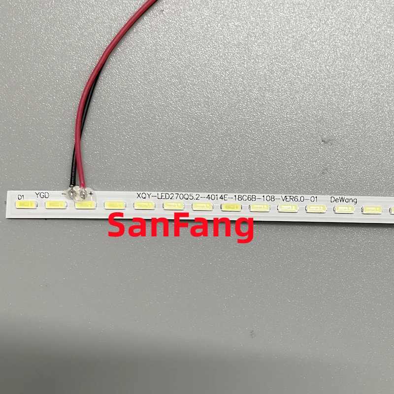 27inche XQY-LED270Q5.2-4014E-18C6B-108D led light bar backlight strip Curved screen 4014 108LEDs 597mm