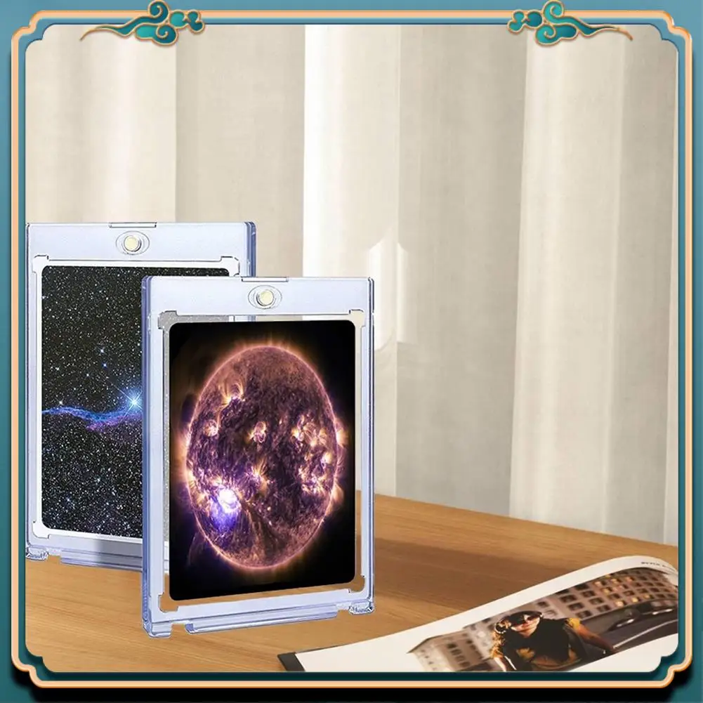 (ใหม่)-30 แพ็คผู้ถือบัตรแม่เหล็ก 35Pt,การ์ดป้องกันการ์ดจอแสดงผลสําหรับเบสบอลการ์ดกีฬาการ์ด