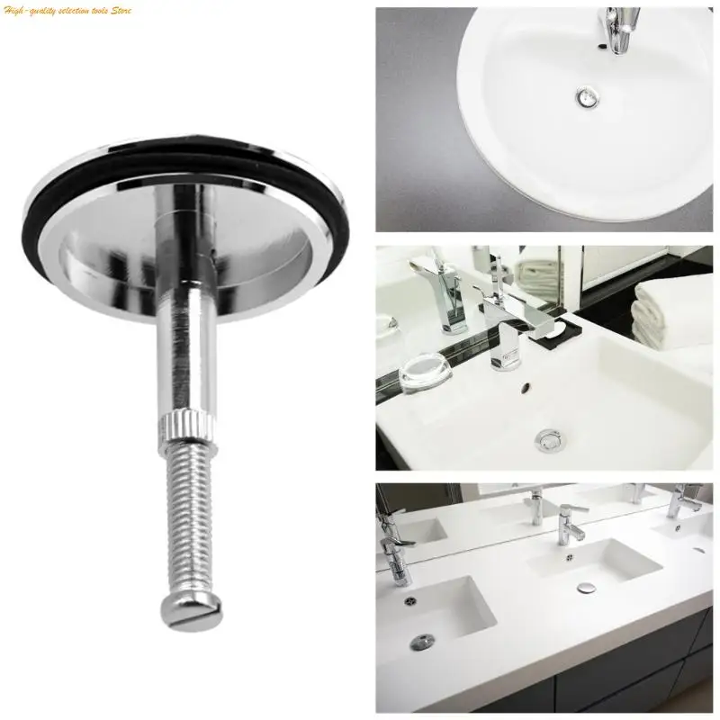 203F Brass Bath Stoppers 43mm Brass bathtubs Plugs Electroplated Drain Stoppers 4cm Diameter Suitable for Various Sinks & Tub