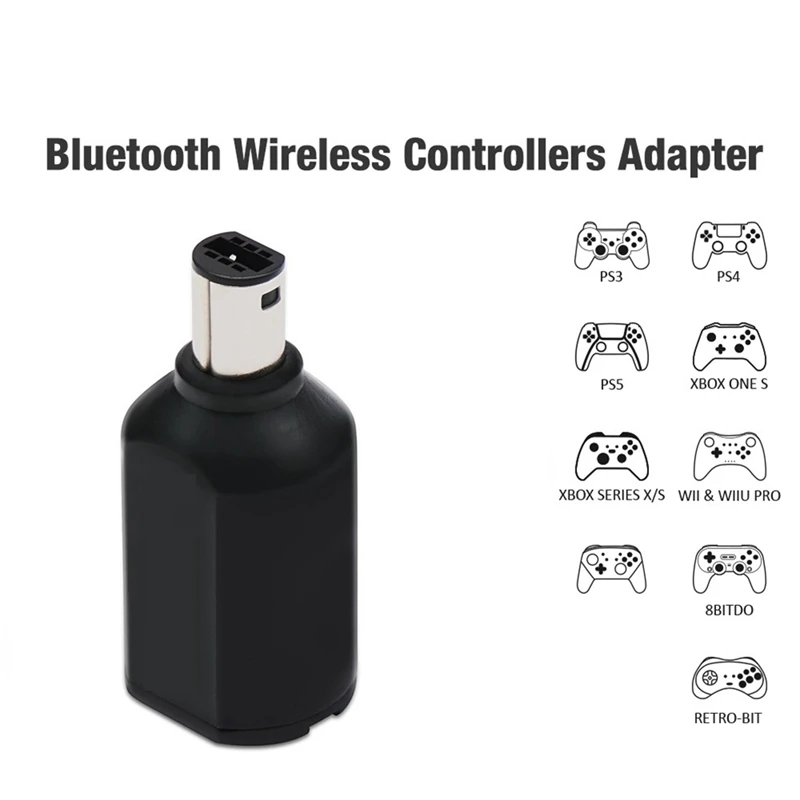 Wireless Bluetooth Game Controllers Adaptor for NGC GameCube Console to PS3 PS4 PS5 Switch Pro Gamesir T4 Pro Contorller