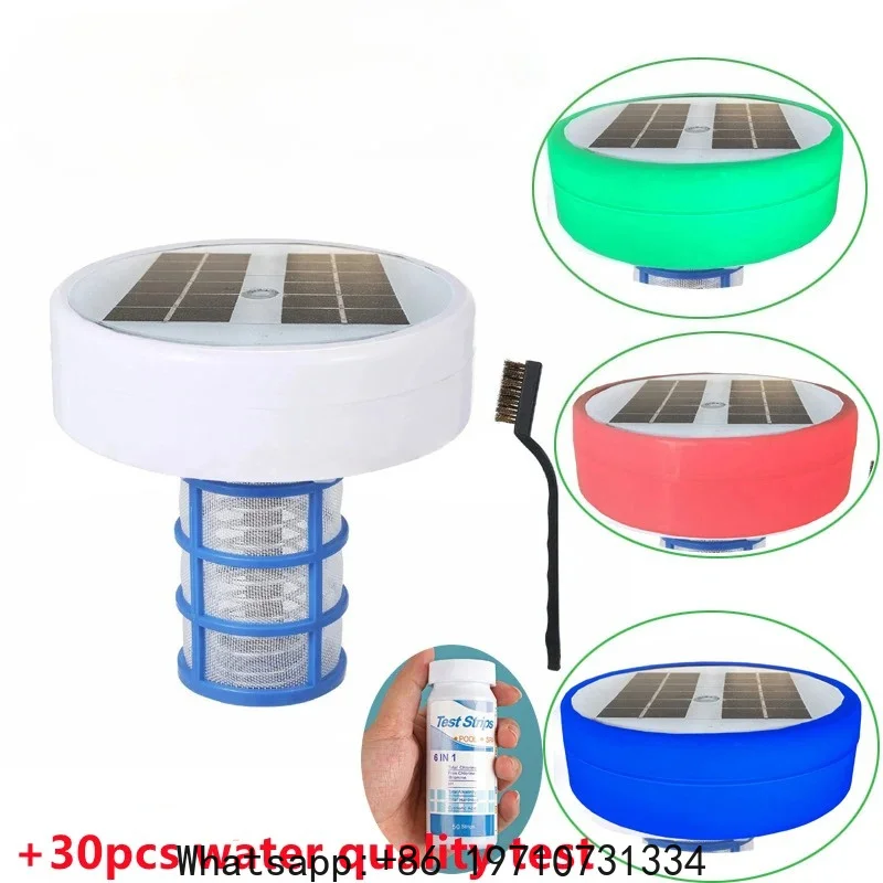 1Set Outdoor Solar Pool Ionizer Cleaner Silver Ion Swimming Pool Cleaning Spa Fountains  Equipment Water Disinfection