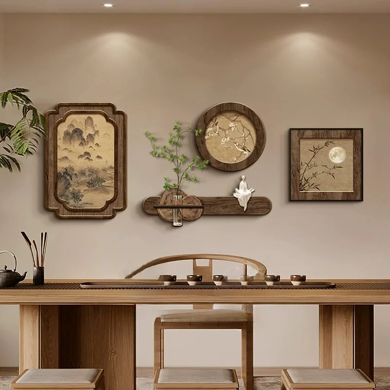 Living room decorative painting combination Chinese soft decoration arrangement  price difference