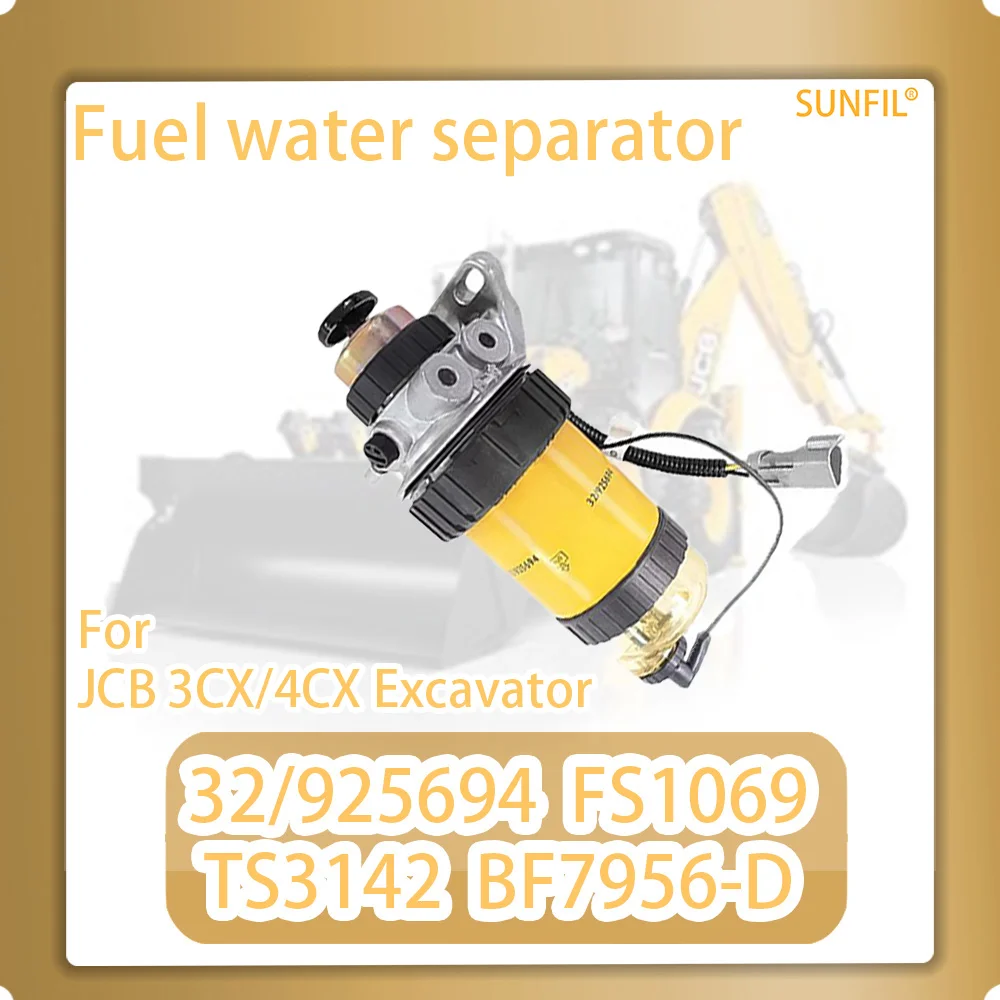 

Fuel Water Separation With Hand Pump 32/925694 FS1069 TS3142 BF7956-D Fuel Filter For JCB 3CX/4CX Excavator Diesel Filter