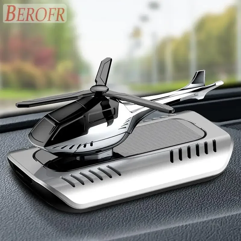 Solar Aromatherapy For Car Auto Solar Rotating Dashboard Helicopter Aromatherapy Elegant Car Interior Accessories For Relaxing