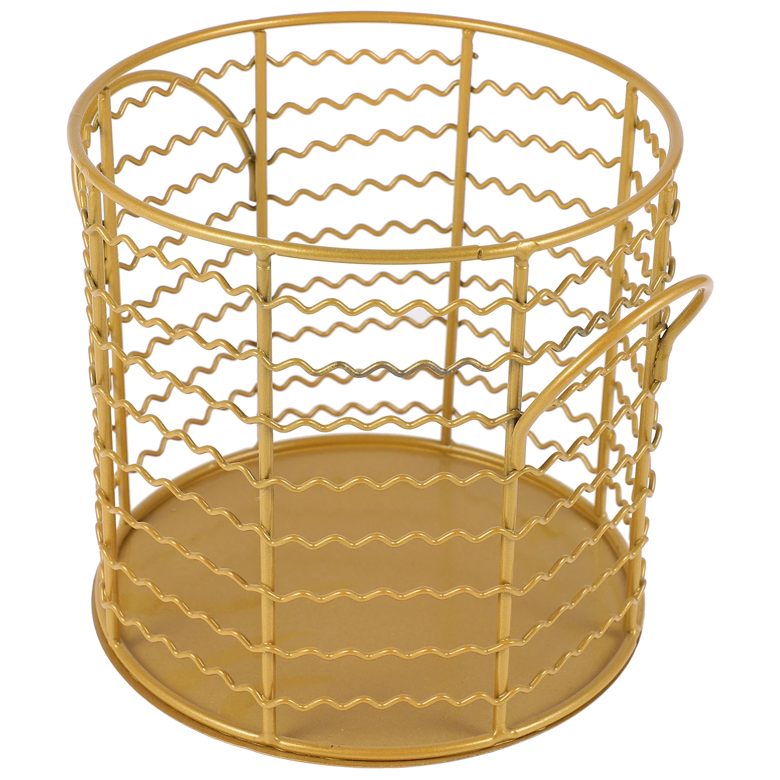 

Premium Iron Art Basket Large Size Desktop Storage for Fruits Snacks and Small Items Minimalist Home Office Organizer