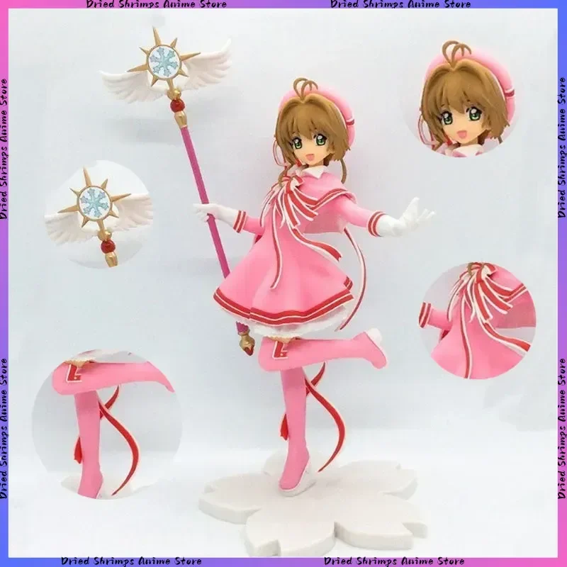 

15CM CardCaptorSakura Anime Cute Sakura Kinomoto Action Figure Desktop ornament Model Girl Collectible Toys Statue Surprise Gift
