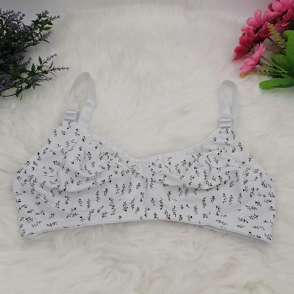 Comfortable Cotton Bra Wireless Bras for Woemen Push Up Seamless Sexy Lingerie Underwear Size 105C 100C 95C 90C 85C 80C 75C C32