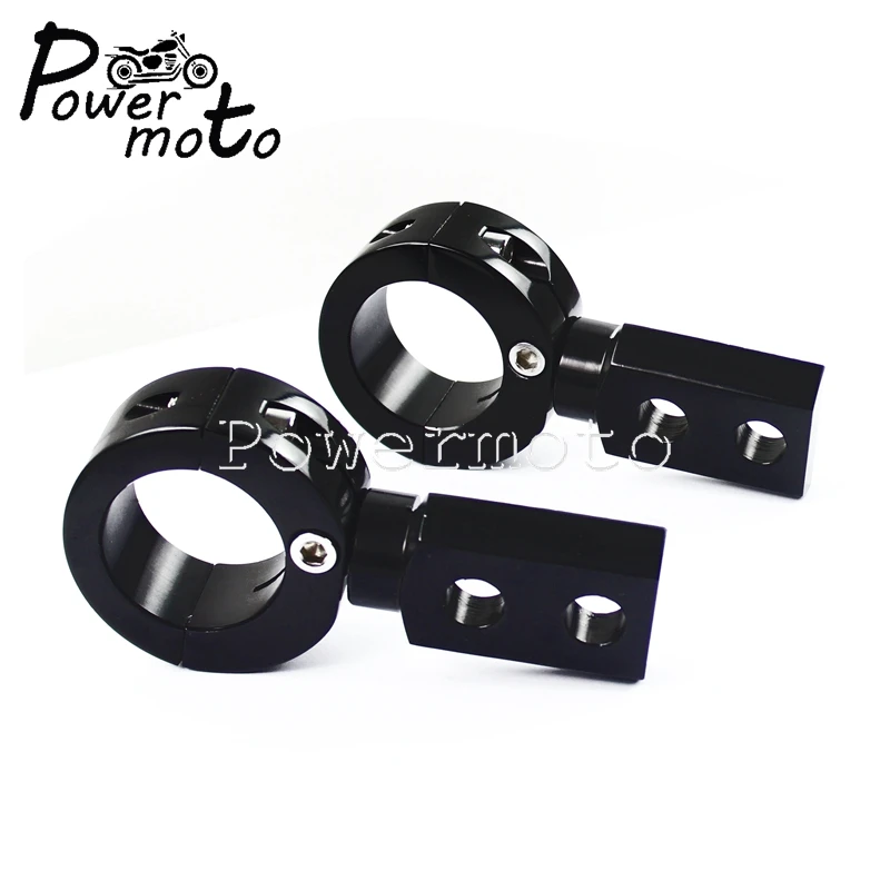 22mm 25mm 32mm Universal Motorcycle Spotlight Fog Light Mounting Bracket Adjustable Lamp Holder Headlight Accessories For Harley