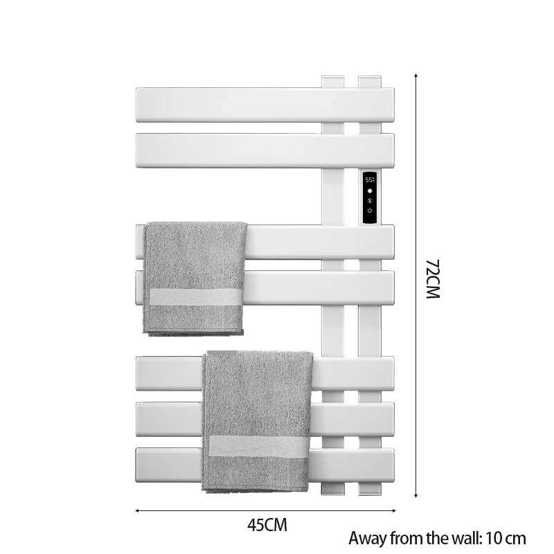 Bathroom Electric Towel Rail.Smart Towel Dryer.Bath Towel Radiator. Wifi Control Heated Towel Rack. Wall Mounted Towel Warmer.