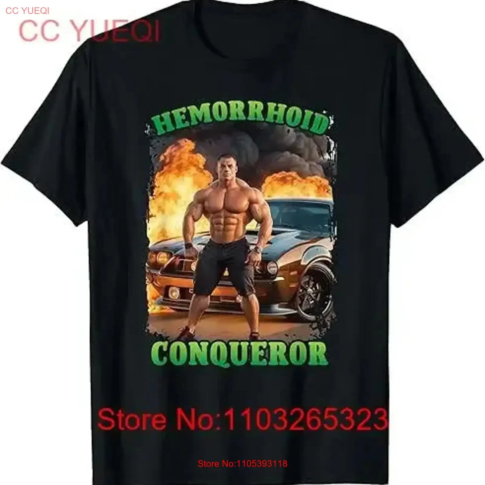 Nouveau T-shirt vintage délavé à motif humoristique et original sur les hémorroïdes, idéal pour le quotidien et la mode