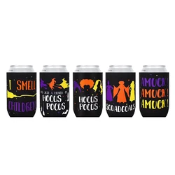 Hocus Pocus Witch Beer Can Cooler autunno ottobre Happy Halloween eve party centrotavola decorazione della casa segno regalo