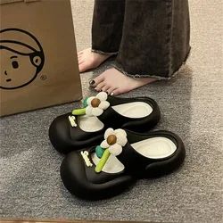 Flip Flops Womens Slippers Cloud Cartoon Big Eyes Dog Flower Sandals Summer Beach Slides House Home Shoes Cute Female Funny