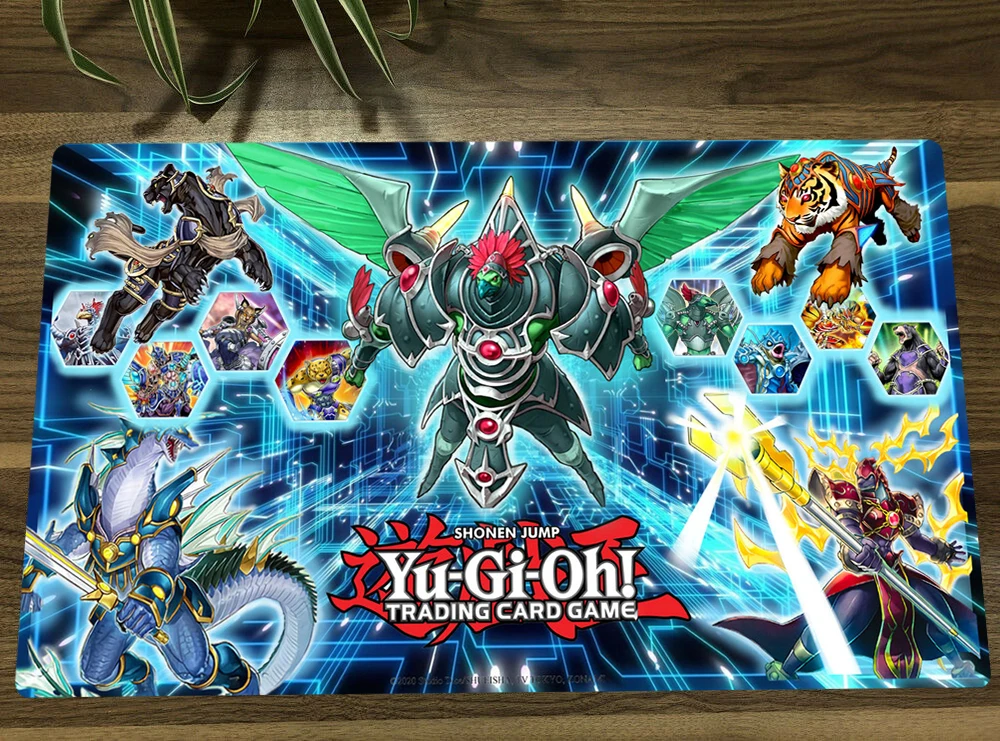 YuGiOh Gladiator Beast  TCG CCG Mat Trading Card Game Mat Table Playmat Desk Gaming Playing Mat Mouse Pad Mousepad Free Bag