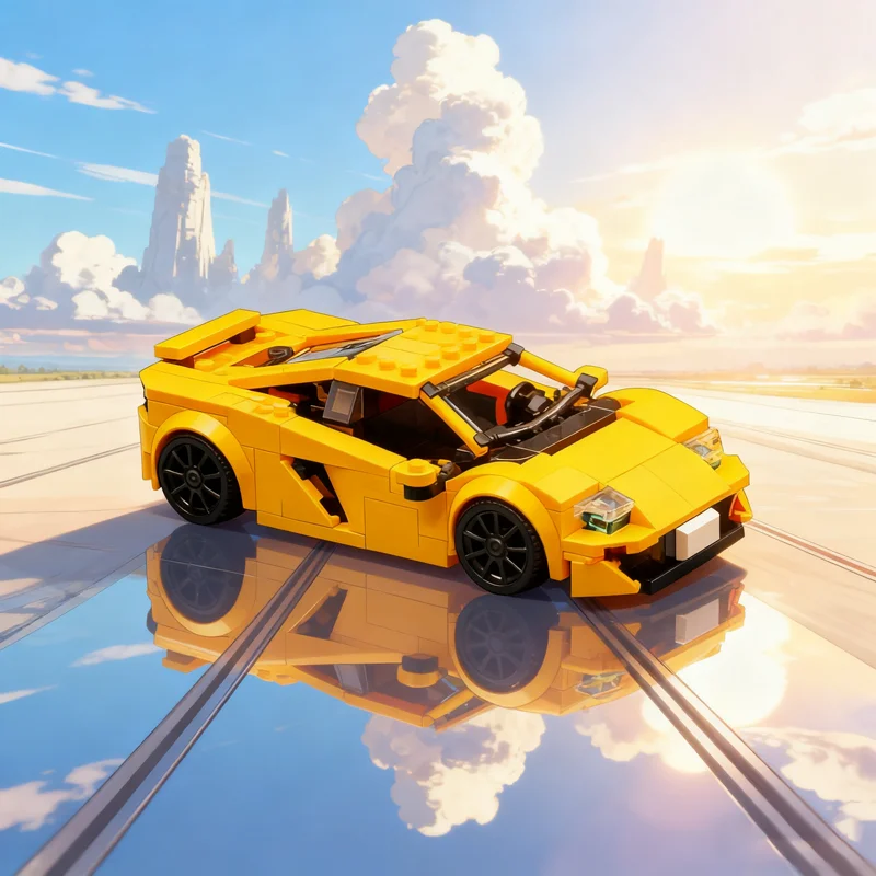 

318 шт. MOC McLarenesd City Champions супер модель автомобиля строительные блоки архитектурная игрушка DIY креативный рождественский подарок образовательная идея