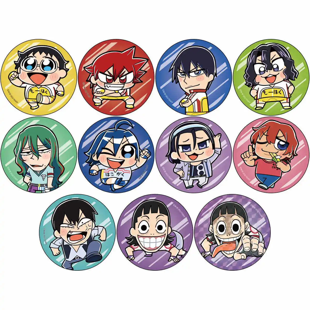 Yowamushi Pedal SPARE BIKE Onoda Sakamichi Toudou Jinpachi Pins Badges Anime Cosplay Garniture Itabag Bedge Button Brooch DADGE