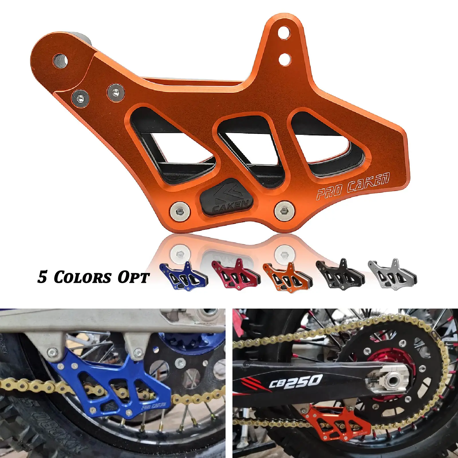 

Motocross CNC Chain Guide Cover Guard Protector For KTM SX SX-F EXC-F EXC XC XC-W XC-F TPI 125-530 690 ENDURO SMC ABS 2008-2021