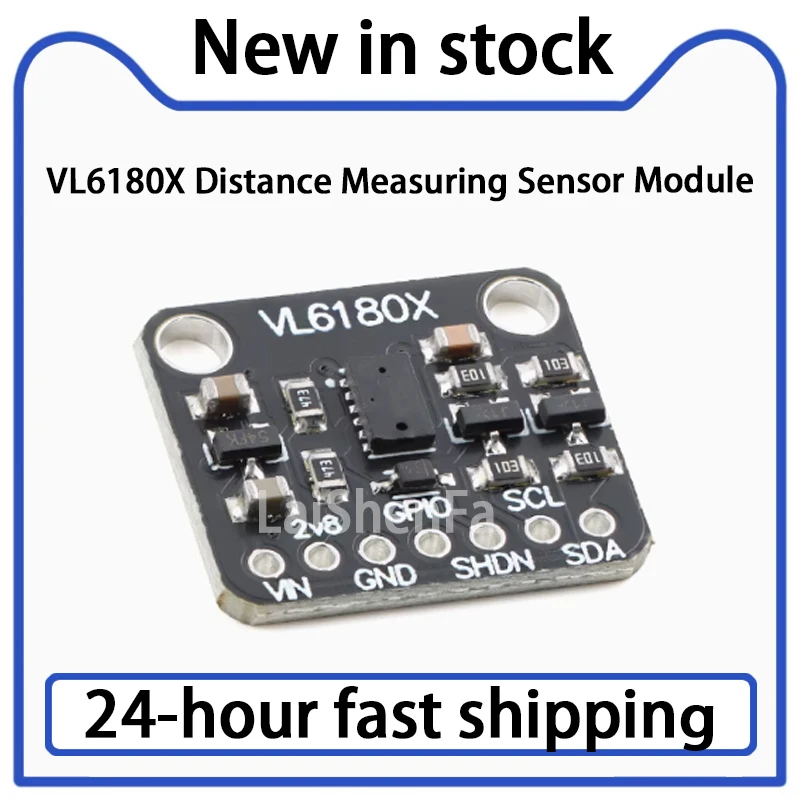 1PCS VL6180X Laser Ranging Sensor Module TOF Flight Time Proximity Sensor High-precision Stock
