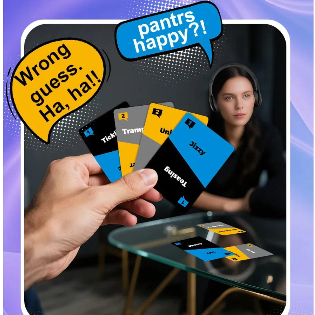 لعبة بطاقة لعبة الحفلة - قلت أنني تخمين! مثالية لحفلات عيد الميلاد وأعياد الميلاد والتجمعات العائلية لعبة الحفلات الممتعة