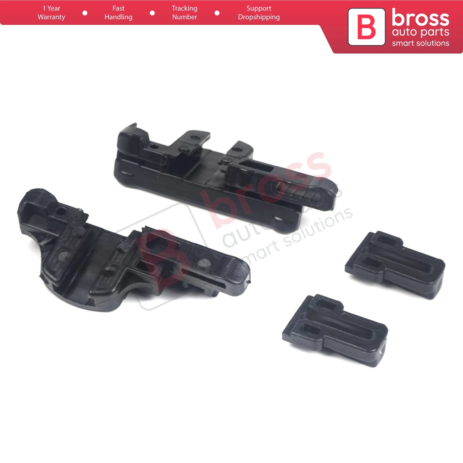 BSR617 MySky Panoramic Sunroof Sunshade Slider Clip Slideway Ceiling Bracket Set for Jeep Renegade BU B1 BV 2014-On 77368445