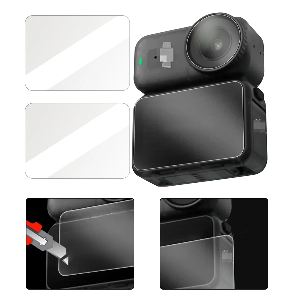Ultra HD Tempered Glass Screen Protector For DJI OSMO-Nano - 9H Scratch Panoramic Camera Glass Protective Film Camera Accessory