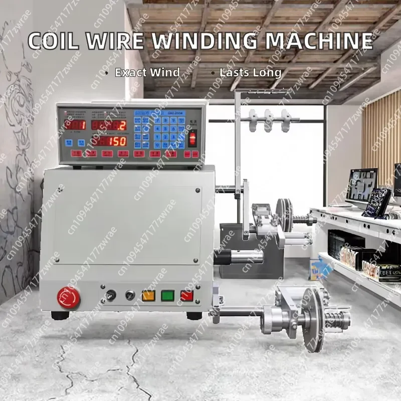 220V 40-200W Automatic Coil Wire Winding Machine Transformer Motor Speaker Voice Cable Manufacturing Equipment