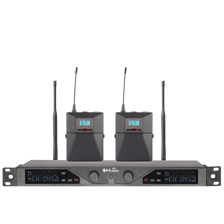 Microfone portátil sem fio com receptor, UHF, 2 UHF, Karaoke atacado