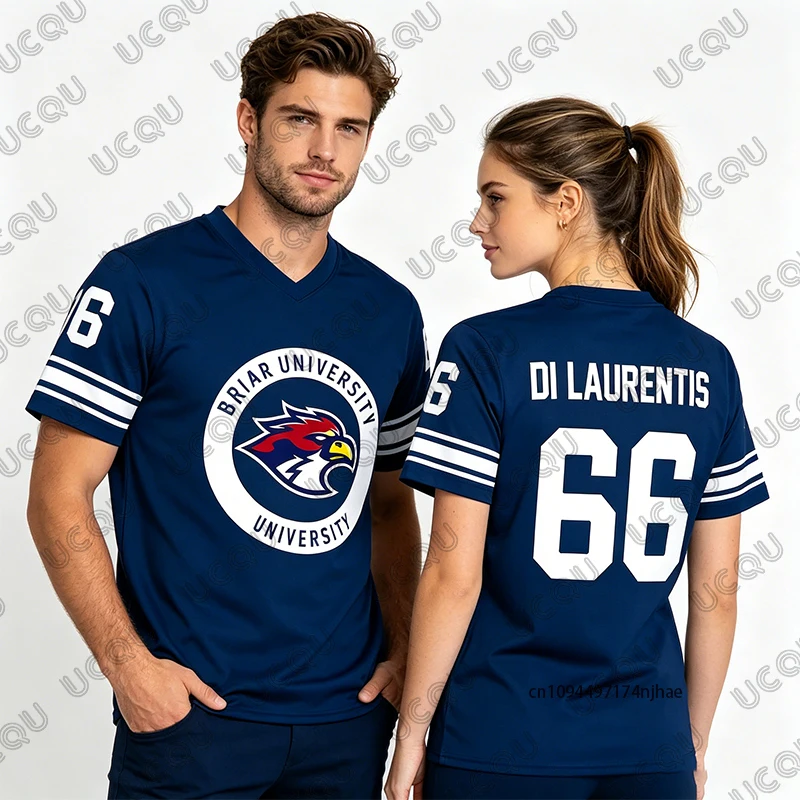 2026 Off Campus Briar University Jersey Graham 44 22 DI LAURENTIS 66 Tucker 46 Surfing Men T-shirt Summer Sports Kids/Adult Tops view 2