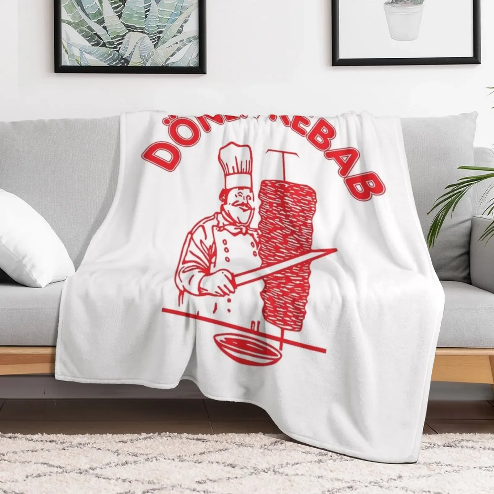 D?ner Kebab Throw Blanket Quilt anime Blankets