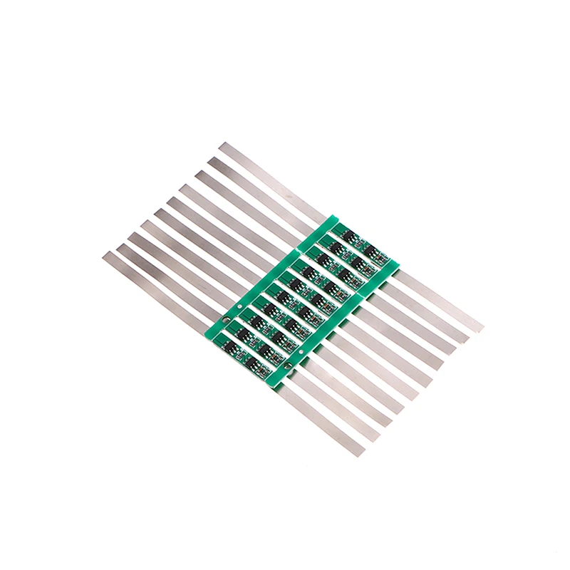 BMS PCM Battery Protection Board, bateria de lítio Li-ion com solda sobre a função de proteção atual, 3.7V, 18650, 10pcs, 2A