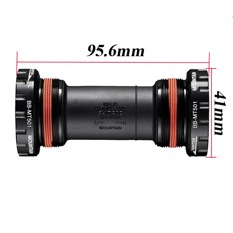 SHIMANO DEORE BB-MT501 Bottom Bracket MT501 Threaded Bottom Bracket 68/73mm Shell MTB Bottom Bracket For Mountain Bike Bicycle