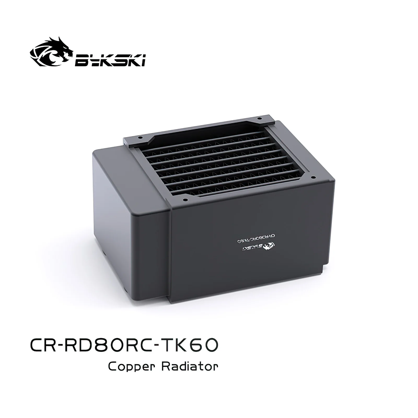 Imagem -02 - Bykski-triple Rows Copper Radiator Refrigerador de Refrigeração de Água Líquida Trocador de Calor Cr-rd80rc-tk60 8cm 80 mm