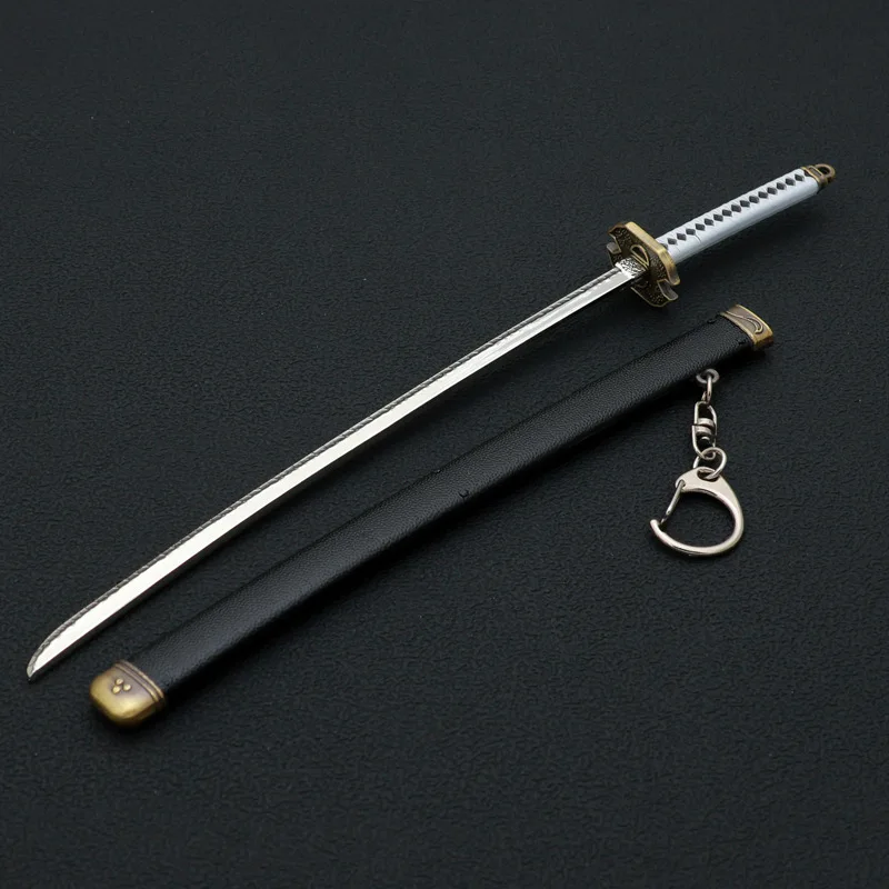 8.66in Devil May Cry 5 Perifere Yama Katana Zwaard Dante Spel Speelgoed Messen Samurai Zwaard Metalen Model Desktop Ornamenten Jongens Geschenken