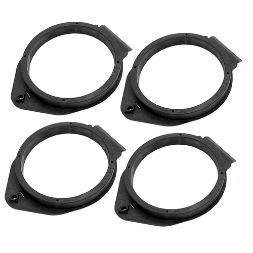 4 Uds 6,5 ""altavoz de Audio para puerta delantera y trasera de coche, arandelas de bocina, adaptadores de montaje, soportes, placas, anillo espaciador apto para GMC Chevy Buick