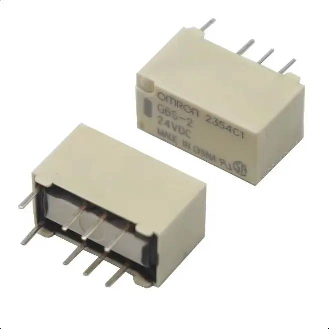 【10-2PCS】Relé 5V 12V 24V G6S-2-5VDC 2A 250VAC/DC220V 8PIN para relé