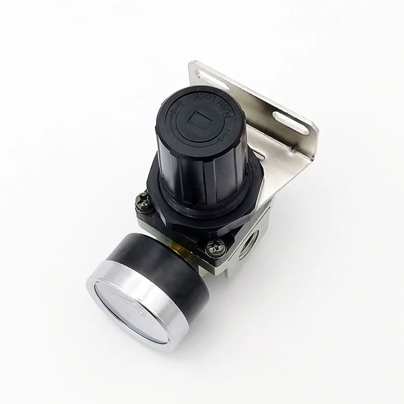 

1 pcs AR2000-02 Pressure Regulator G1/4'' Pneumatic Air Treatment Units Pressure Regulating Valve With PC Fitting