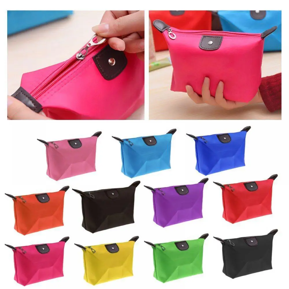 9Pcs Tragbare Kosmetik Tasche Für Frauen Bunte Wasserdichte Reise Knödel Lagerung Taschen Mini Nette Kulturbeutel Make-Up Tragetaschen Geldbörsen – Detail 7